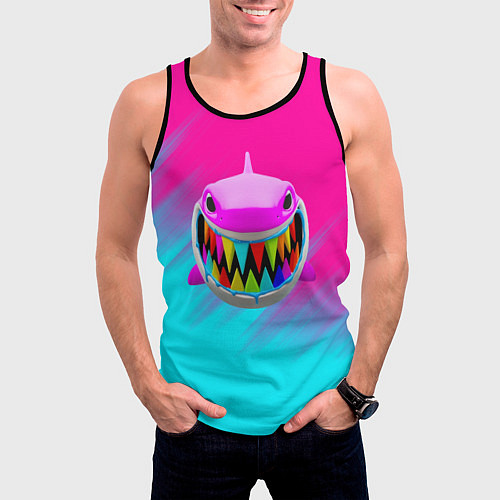 Мужская майка без рукавов 6IX9INE 69 / 3D-Черный – фото 3