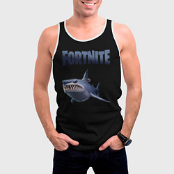 Майка-безрукавка мужская Loot Shark Fortnite, цвет: 3D-белый — фото 2