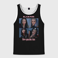 Майка-безрукавка мужская BLACKPINK, цвет: 3D-белый