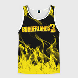 Майка-безрукавка мужская Borderlands 3, цвет: 3D-белый
