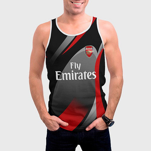 Мужская майка без рукавов ARSENAL UNIFORM / 3D-Белый – фото 3