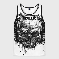 Майка-безрукавка мужская Metallica, цвет: 3D-черный