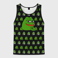 Майка-безрукавка мужская Frog Pepe, цвет: 3D-черный