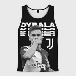 Майка-безрукавка мужская Paulo Dybala, цвет: 3D-черный