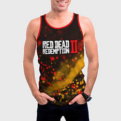 Майка-безрукавка мужская RED DEAD REDEMPTION 2, цвет: 3D-красный — фото 2