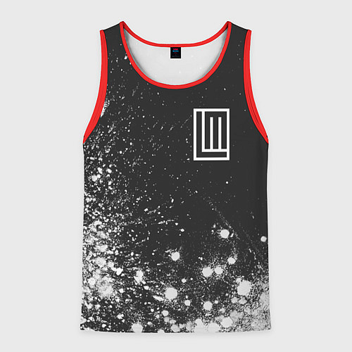 Мужская майка без рукавов LINDEMANN ЛИНДЕМАНН / 3D-Красный – фото 1