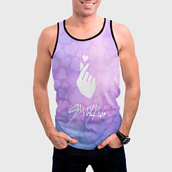 Майка-безрукавка мужская Stray Kids, цвет: 3D-черный — фото 2