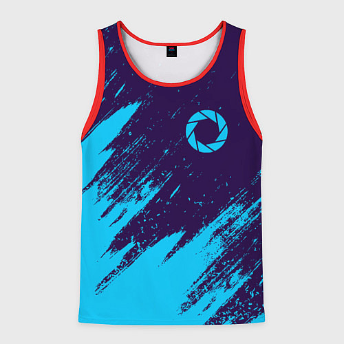 Мужская майка без рукавов PORTAL ПОРТАЛ / 3D-Красный – фото 1