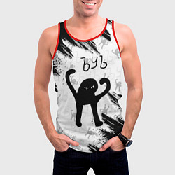 Майка-безрукавка мужская ЪУЪ СЪУКА, цвет: 3D-красный — фото 2
