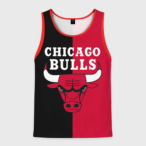 Мужская майка без рукавов Чикаго Буллз / 3D-Красный – фото 1