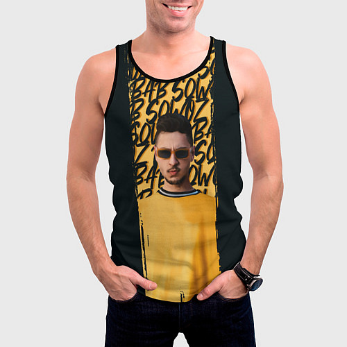 Мужская майка без рукавов Sqwoz bab brush / 3D-Черный – фото 3