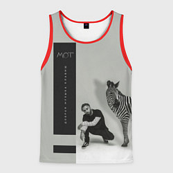 Майка-безрукавка мужская МОТ, цвет: 3D-красный
