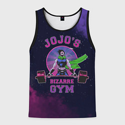 Майка-безрукавка мужская JoJo’s Bizarre Adventure Gym, цвет: 3D-черный
