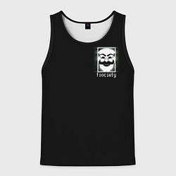 Майка-безрукавка мужская MP ROBOT, цвет: 3D-черный