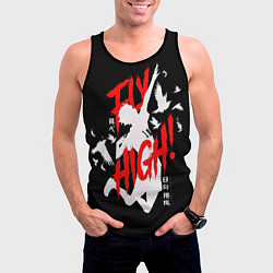 Майка-безрукавка мужская Haikyuu Haikyu Haikuu !, цвет: 3D-черный — фото 2