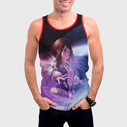 Майка-безрукавка мужская Урарака, Очако, цвет: 3D-красный — фото 2