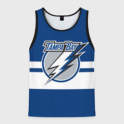 Майка-безрукавка мужская TAMPA BAY LIGHTING, цвет: 3D-черный