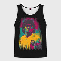 Майка-безрукавка мужская Diego Maradona, цвет: 3D-черный