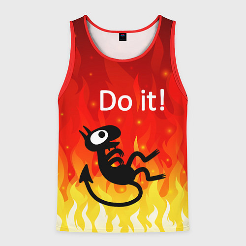 Мужская майка без рукавов РАЗОЧАРОВАНИЕ ЛЮЦИ / 3D-Красный – фото 1