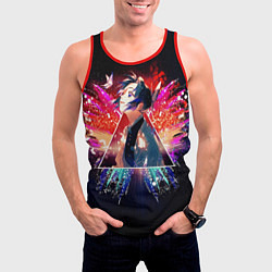 Майка-безрукавка мужская Шинобу Кочо, цвет: 3D-красный — фото 2