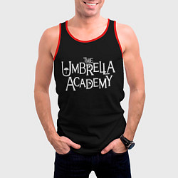 Майка-безрукавка мужская Umbrella academy, цвет: 3D-красный — фото 2