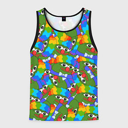 Майка-безрукавка мужская ПЕПЕ КЛОУН, цвет: 3D-черный