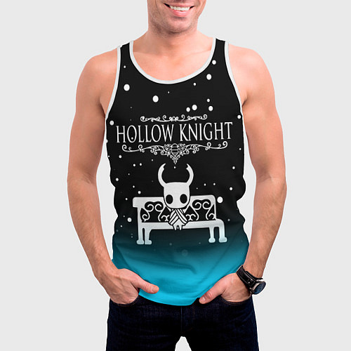 Мужская майка без рукавов HOLLOW KNIGHT / 3D-Белый – фото 3