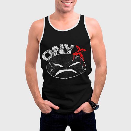 Мужская майка без рукавов Onyx / 3D-Белый – фото 3
