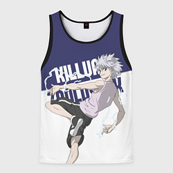 Майка-безрукавка мужская Киллуа Золдик, цвет: 3D-черный