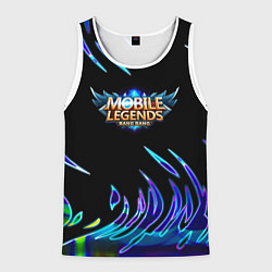Майка-безрукавка мужская Mobile Legends: Bang Bang, цвет: 3D-белый