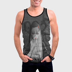 Майка-безрукавка мужская Zero Two, цвет: 3D-черный — фото 2