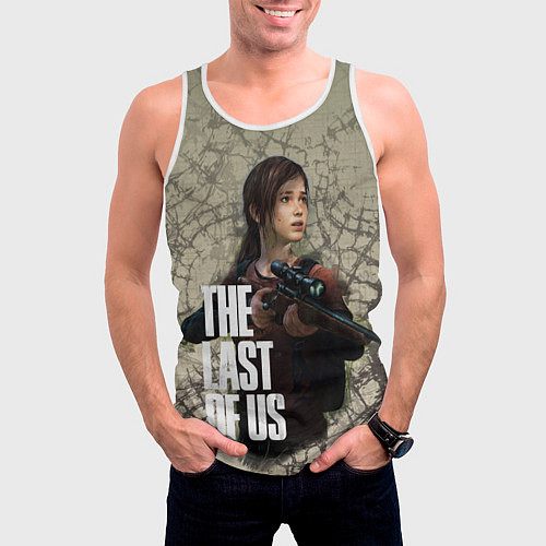 Мужская майка без рукавов The Last of us / 3D-Белый – фото 3