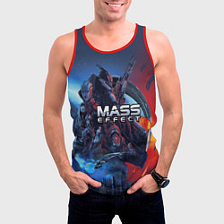 Майка-безрукавка мужская Mass EFFECT Legendary ed, цвет: 3D-красный — фото 2