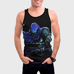 Майка-безрукавка мужская Omen, цвет: 3D-черный — фото 2