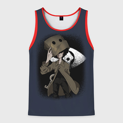 Мужская майка без рукавов Little Nightmares 2 MONO / 3D-Красный – фото 1