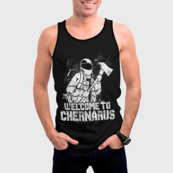 Майка-безрукавка мужская DayZ Chernarus, цвет: 3D-черный — фото 2