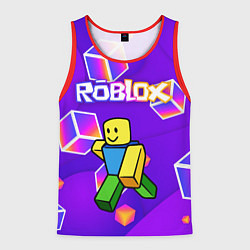 Майка-безрукавка мужская ROBLOX КУБЫ, цвет: 3D-красный
