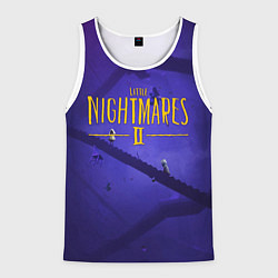 Майка-безрукавка мужская LITTLE NIGHTMARES ЛИТЛ НАЙТМ, цвет: 3D-белый