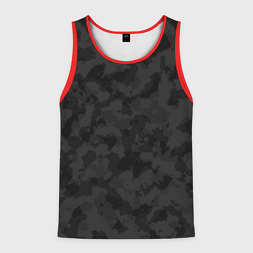 Мужская майка без рукавов СПЕЦ КАМУФЛЯЖ / 3D-Красный – фото 1