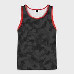 Майка-безрукавка мужская СПЕЦ КАМУФЛЯЖ, цвет: 3D-красный
