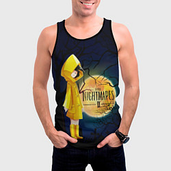 Майка-безрукавка мужская Little Nightmares 2, цвет: 3D-черный — фото 2