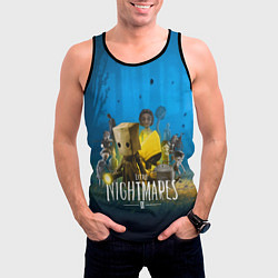 Майка-безрукавка мужская LITTLE NIGHTMARES 2, цвет: 3D-черный — фото 2