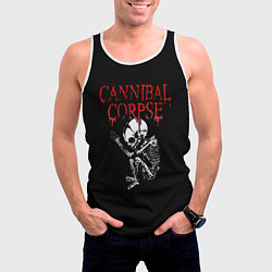 Майка-безрукавка мужская Cannibal Corpse 1, цвет: 3D-белый — фото 2
