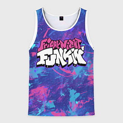 Майка-безрукавка мужская Friday Night Funkin, цвет: 3D-белый