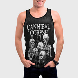 Майка-безрукавка мужская Cannibal Corpse, цвет: 3D-черный — фото 2