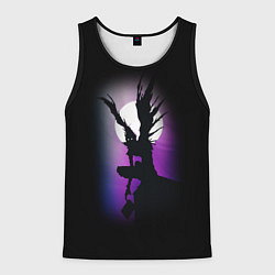 Майка-безрукавка мужская DEATH NOTE ТЕТРАДЬ СМЕРТИ, цвет: 3D-черный