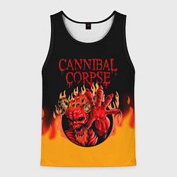 Майка-безрукавка мужская Cannibal Corpse Труп Каннибала Z, цвет: 3D-черный