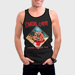 Майка-безрукавка мужская Cannibal Corpse, цвет: 3D-черный — фото 2