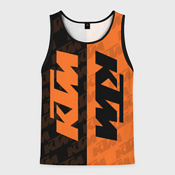 Майка-безрукавка мужская KTM КТМ Z, цвет: 3D-черный