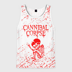 Майка-безрукавка мужская Cannibal corpse, цвет: 3D-белый
